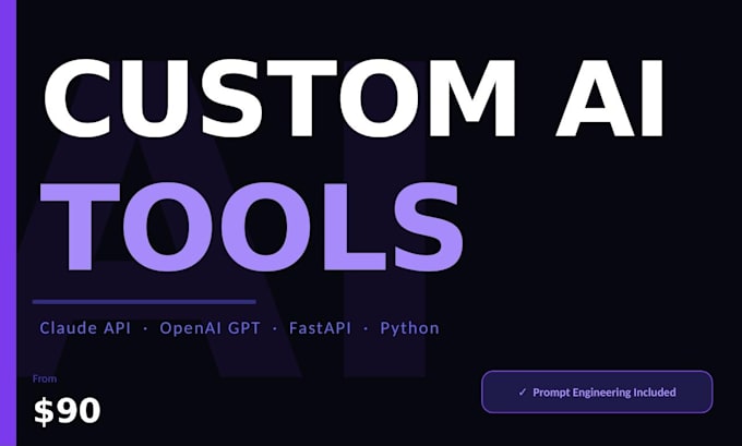 build a custom ai tool using claude or openai API
