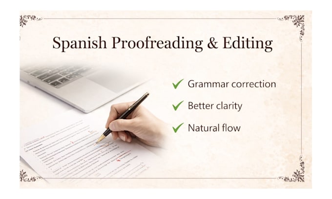 professionally proofread and edit your spanish texts