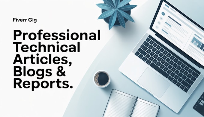 write technical articles, blogs and reports