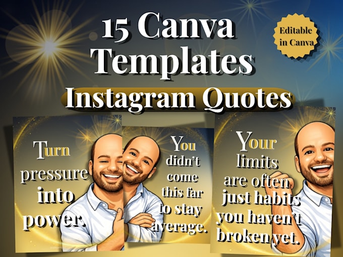 create success quote canva templates for instagram posts