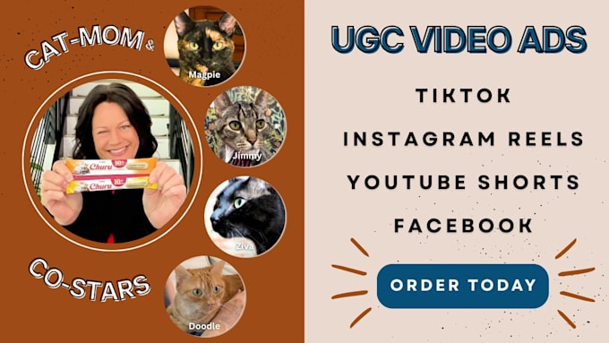 create pet ugc videos with my cats