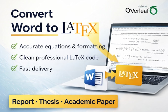 convert word documents to latex professionally