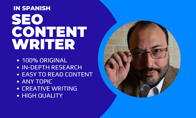 write SEO optimized articles or blogs in spanish