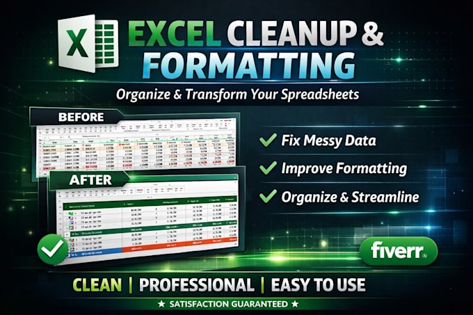 clean and standardize your inventory or parts spreadsheet