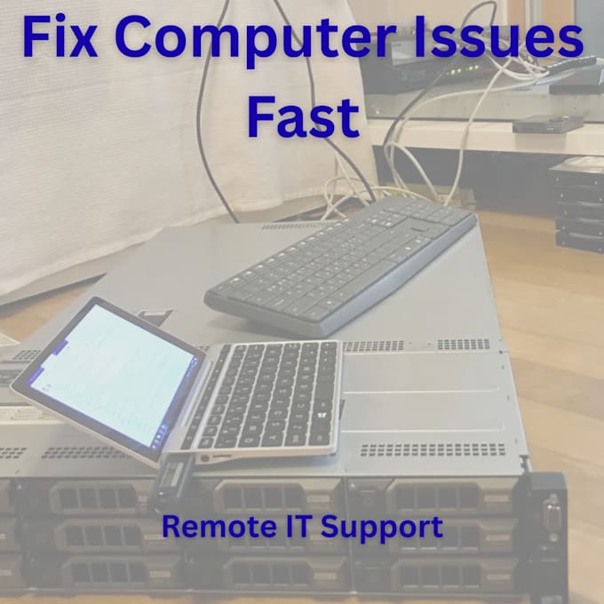 fix computer or IT issues remotely