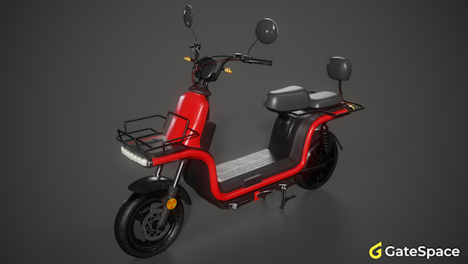 create custom 3d electric bike model 3d bike animation 3d rendering