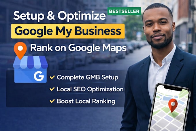 setup google my business optimize gmb ranking on  gmb maps for local seo