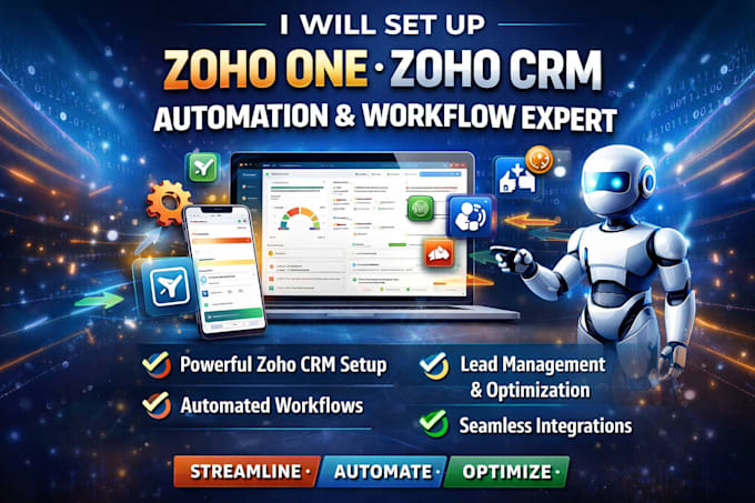 setup zoho one zoho crm automation and workflow expert