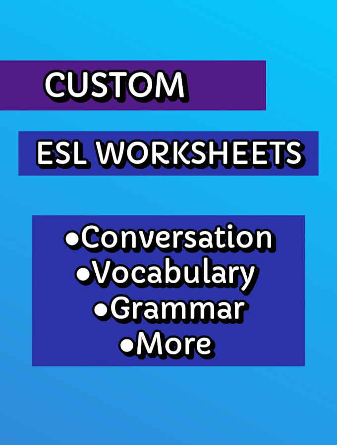 custom esl worksheets for adults beginner to intermediate