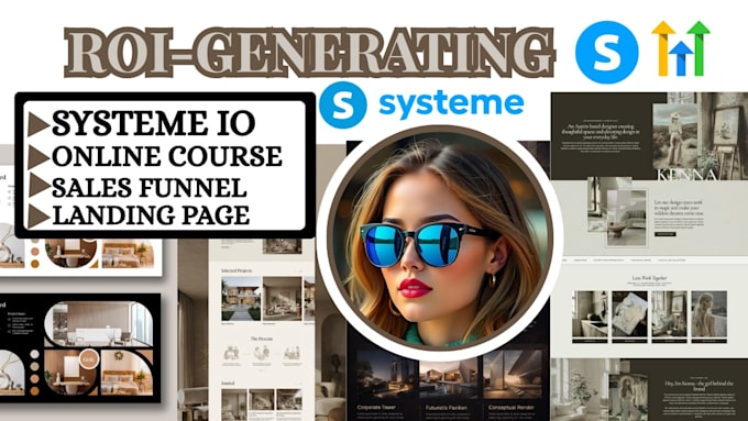 build systeme io online course funnel systeme io landing page website and domain