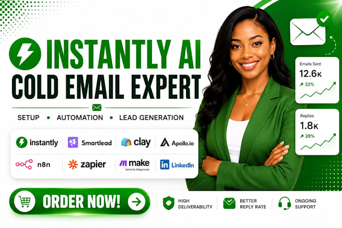 set up instantly ai, smartlead ai clay com for cold email outreach campaign n8n