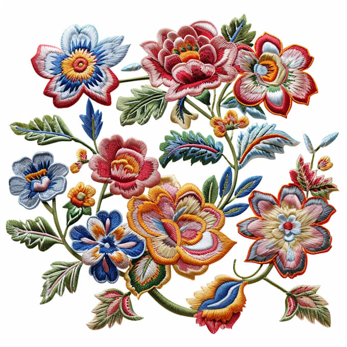 digitize design for embroidery into dst emb pes file