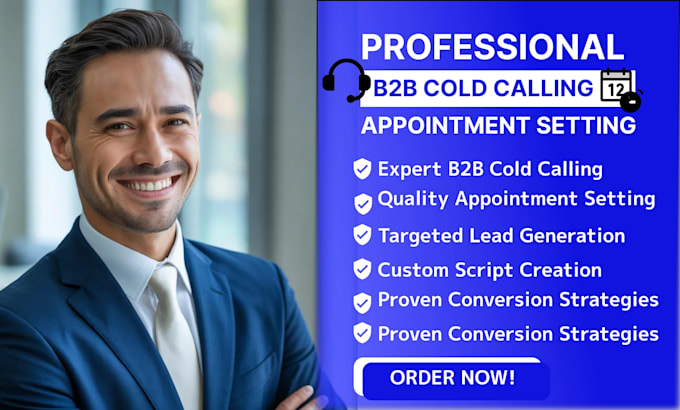 be your professional appointment setter, cold caller