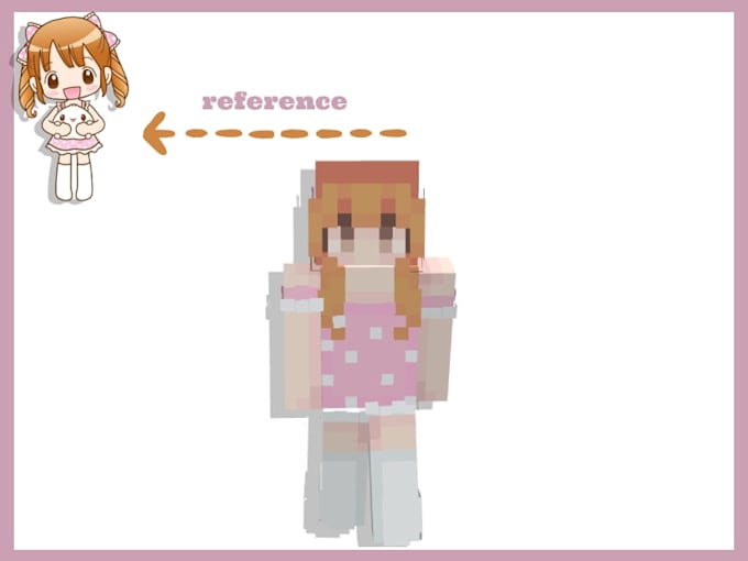 create a custom aesthetic or anime minecraft skin