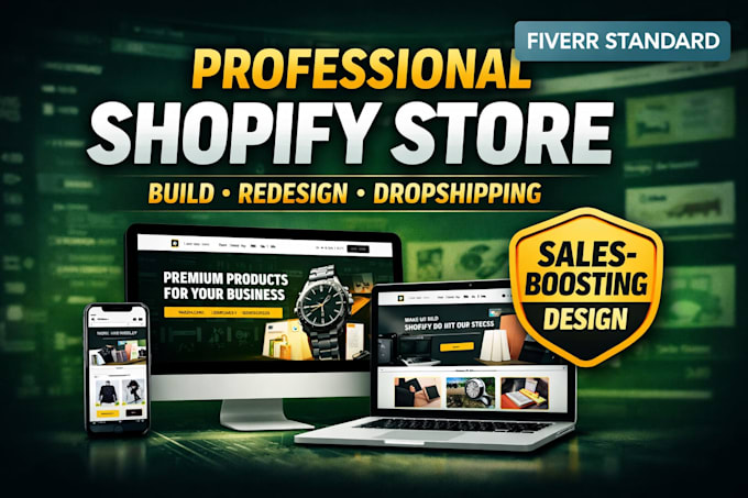 create a shopify store with SEO, product pages, and conversion optimization