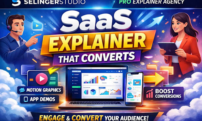 Create saas explainer video saas animation b2b explainer saas product ...
