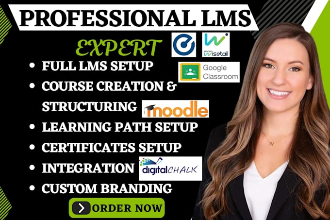 setup google classroom moodle digital chalk  empower elearning wisetail lms