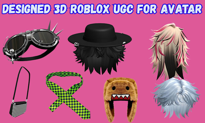 design 3d roblox avatar ugc accessories roblox ugc hair wearable for you