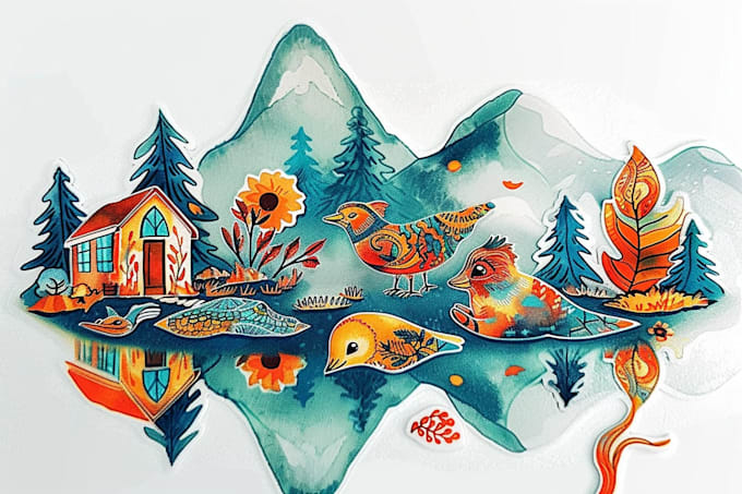 draw simple illustration for you
