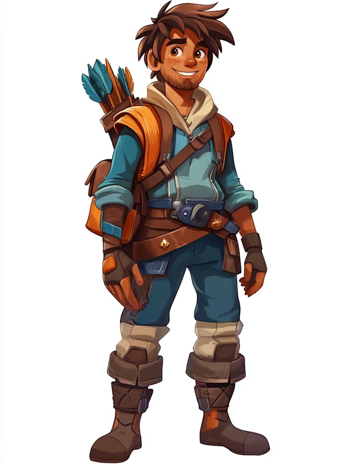 draw 2d game character or 2d game character
