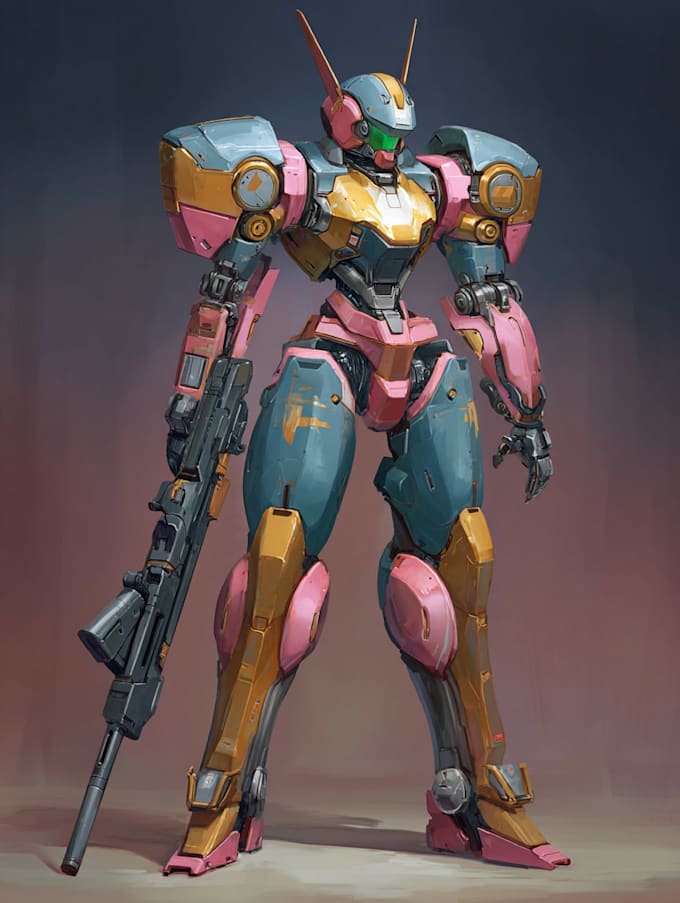 high quality robot, mecha concepts
