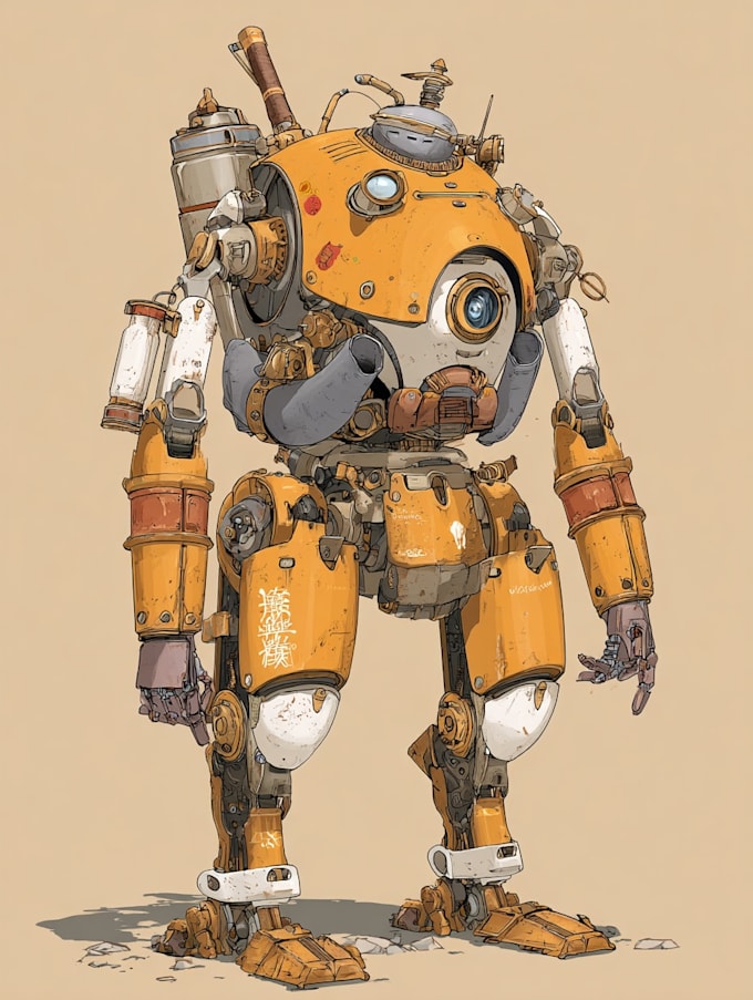 high quality robot, mecha concepts