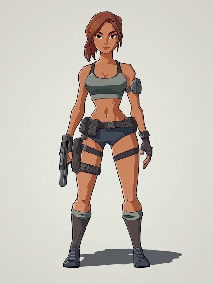 draw 2d game character or 2d game character