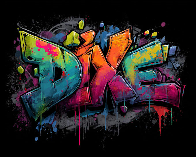 draw custom logo graffiti or doodle art