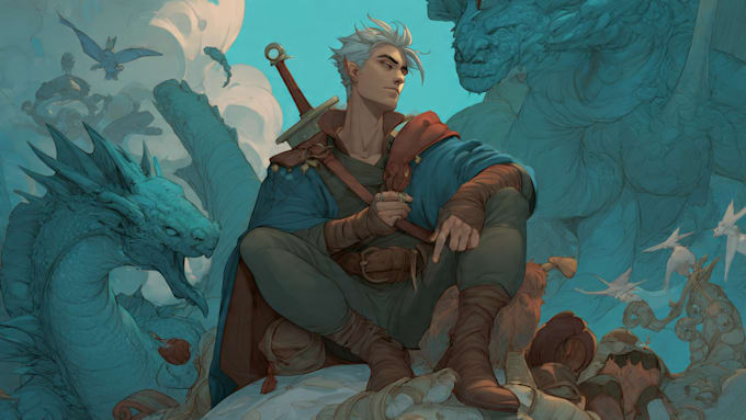dnd, fantasy character and dnd character