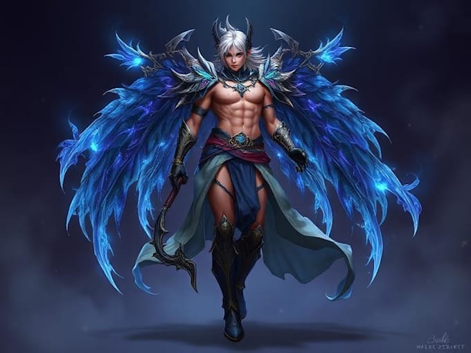 fantasy character art and unique fantasy character