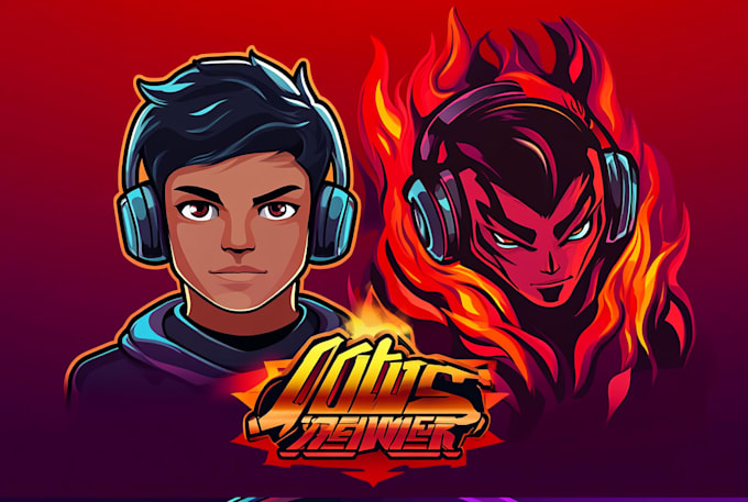 design custom mascot, gaming, twitch, esports logo