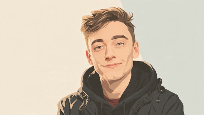 draw your amazing realistic vector portrait