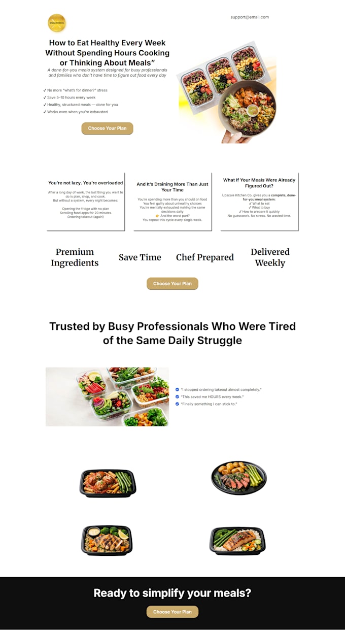 designed a lead magnet funnel and sales funnel