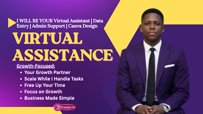 be executive virtual assistant social media manager canva designer assistance va