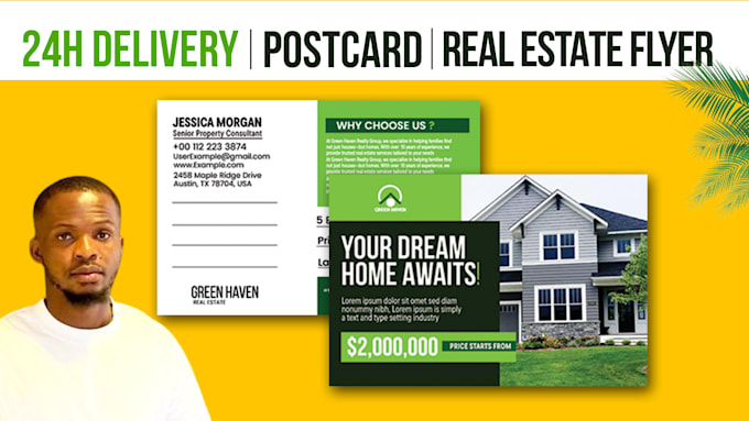 design a business flyer, marketing flyer, brochure or postcard