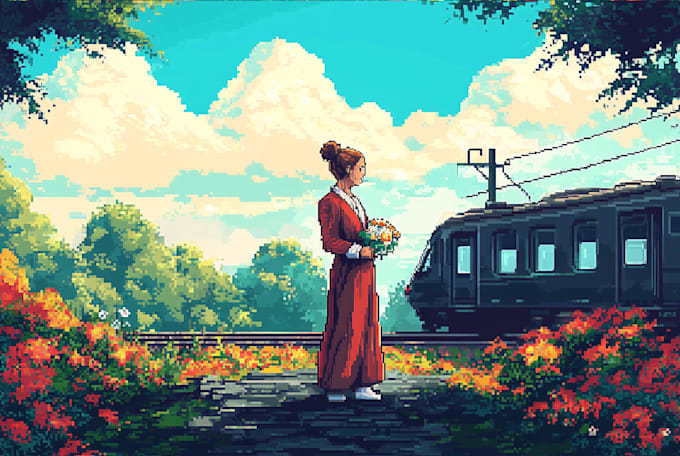 create professional pixel art characters