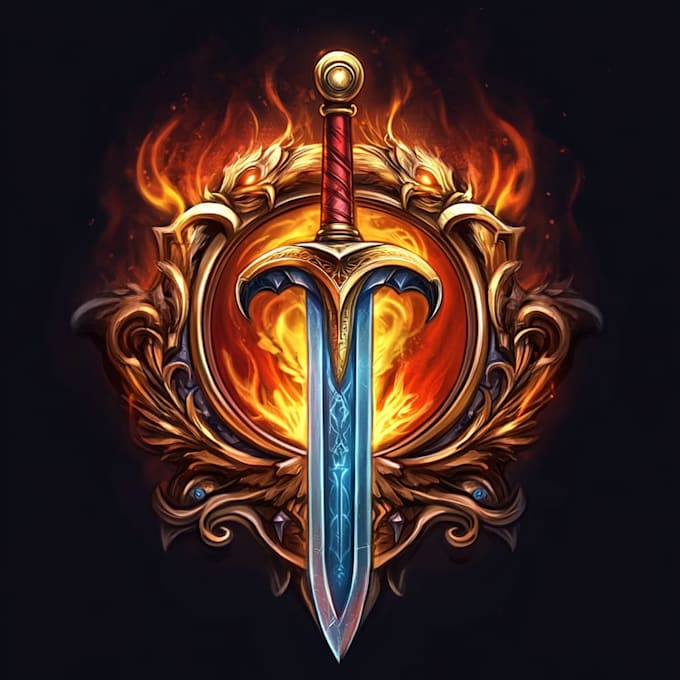 make fantasy game logo