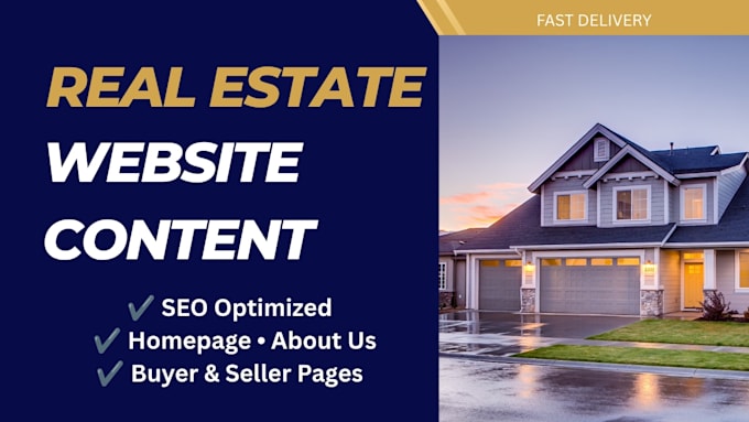 write SEO real estate website content for your business