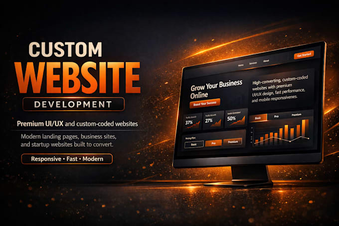 build a custom coded high performance website
