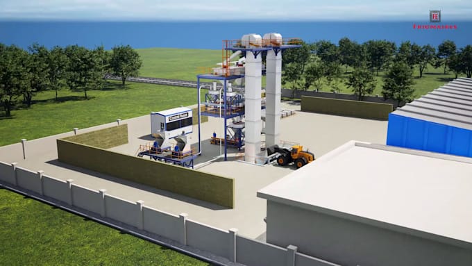 3d industrial animation construction animation video manufacturing process video