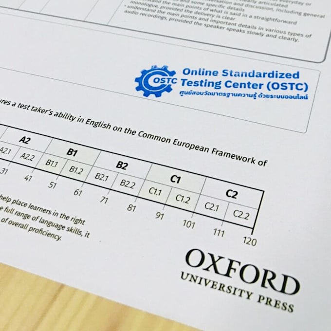 provide certified online oxford cefr english testing service