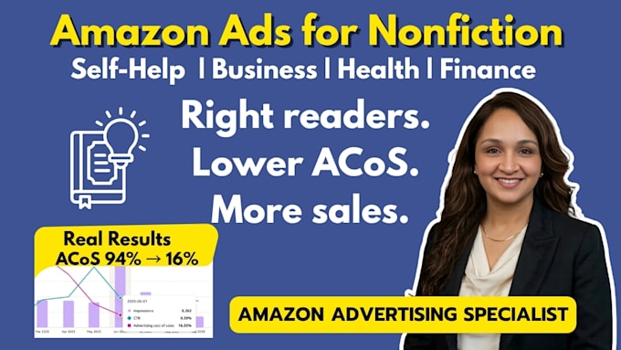 run profitable amazon KDP ads for nonfiction books