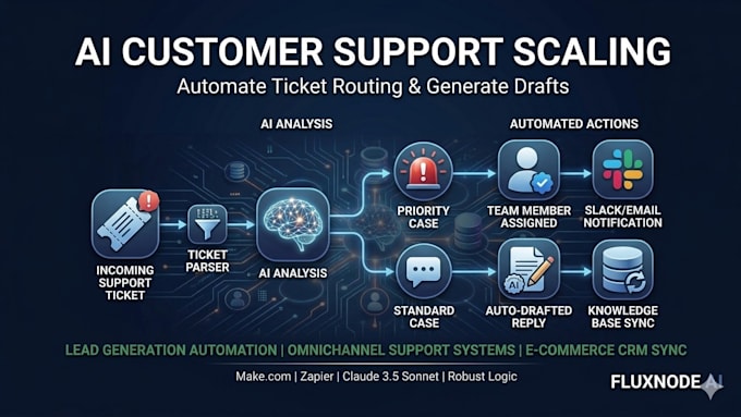 custom ai workflow automation using make and zapier