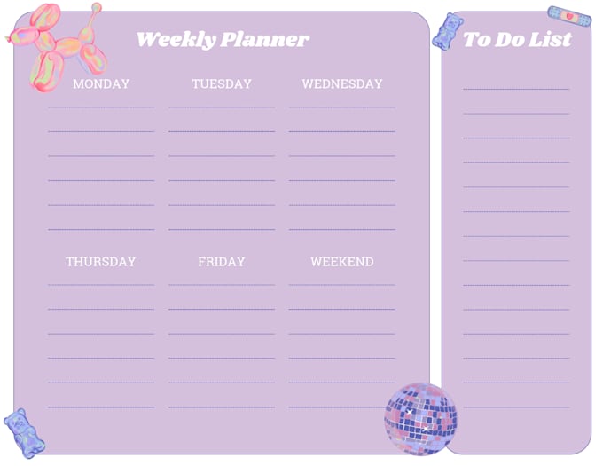 design aesthetic digital planners