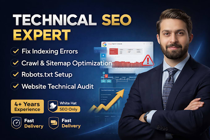 fix technical SEO issues on wordpress and custom websites