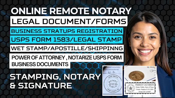 Notarize legal document fill usps form 1583 apostille as remote us ...