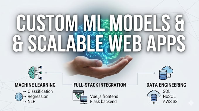 build custom machine learning models and scalable web apps