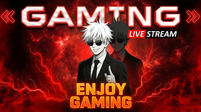 design professional gaming thumbnails for your live stream