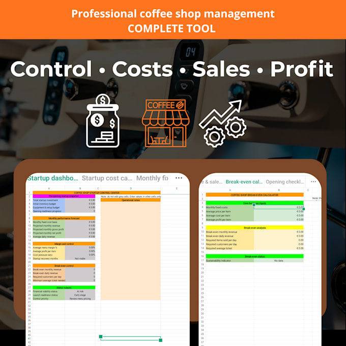 build a simple and structured excel tool for your business