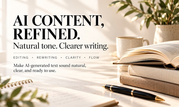 humanize and edit ai content for natural, clear writing